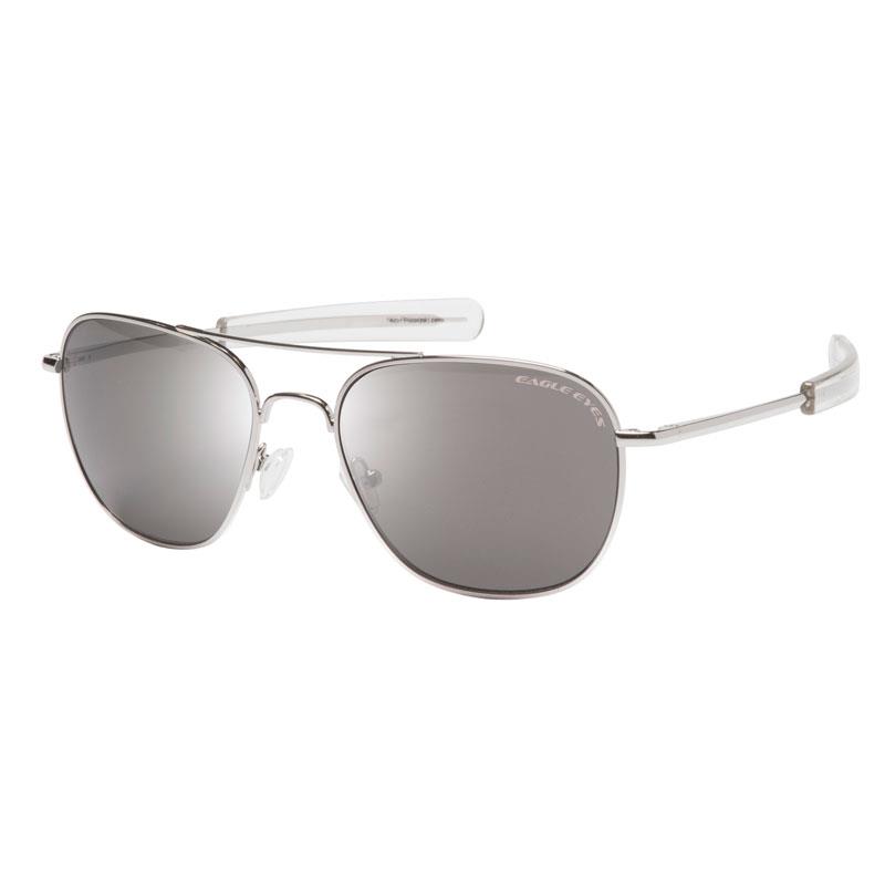 Eagle Eyes Freedom Mirrored Sunglasses (Silver)
